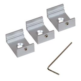 ALU PROFILE MOUNTING SET M-LINE STANDARD+LOW silber