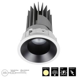 PERFORMANCE S POWER STD SPOT FIXED round, Refl. schwarz, 30°, NW