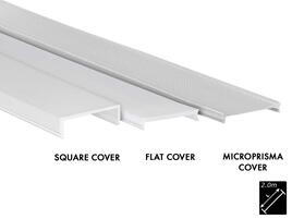 PLASTIC COVER PS-LINE SQUARE, FROST 2m