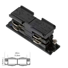 LÄNGSVERBINDER für 3-PHASEN STROMSCHIENEN, schwarz