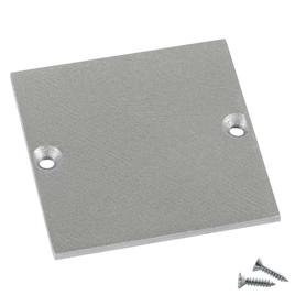 ALU END KAPPE SQ-LINE STANDARD, FLAT, silber