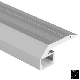 ALU PROFILE S-LINE STEP DOWN silber 3m