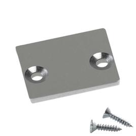 ALU END CAP S-LINE TILES 10mm, silver