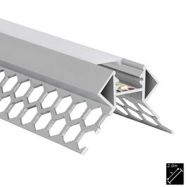 ALU PROFILE S-LINE TILES CORNER EXTERNAL silber 2m