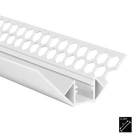 ALU PROFILE S-LINE TILES CORNER INTERNAL white 3m