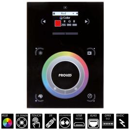 TOUCH CONTROL GLASS 3 RGB DMX SCHWARZ (by Sunlite)