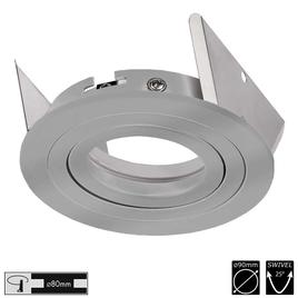 DOWNLIGHT VARIO RING, rund, silber verstellbar