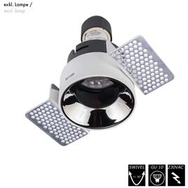 VISION - TARGET TRIMMLESS GU10, spiegelnd, 230VAC, ohne Lampe