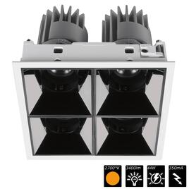 PERFORMANCE XS STD CARDAN QUATTRO, Refl. chrom schwarz, 40°, SWW