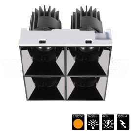 PERFORMANCE XS TRIMLESS CARDAN QUATTRO, refl. chrom black, 25°, SWW