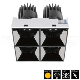 PERFORMANCE XS TRIMLESS CARDAN QUATTRO, refl. chrom black, 40°, WW