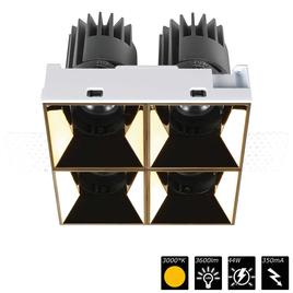 PERFORMANCE XS TRIMLESS CARDAN QUATTRO, refl. gold, 25°, WW