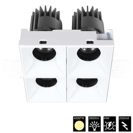 PERFORMANCE XS TRIMLESS CARDAN QUATTRO, refl. white, 25°, NW