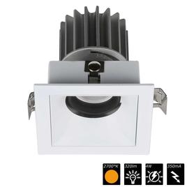 PERFORMANCE XXS STD SPOT square, Refl. weiss, 25°, SWW